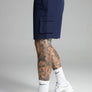 SikSilk - Navy Cargo Swim Short